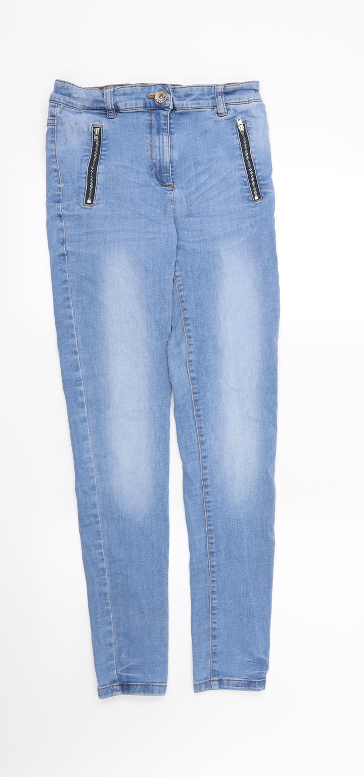 NEXT Womens Blue Skinny Jeans Size 28 in L29 in