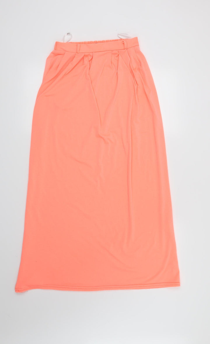 Atmosphere Womens Orange Maxi Skirt Size 8
