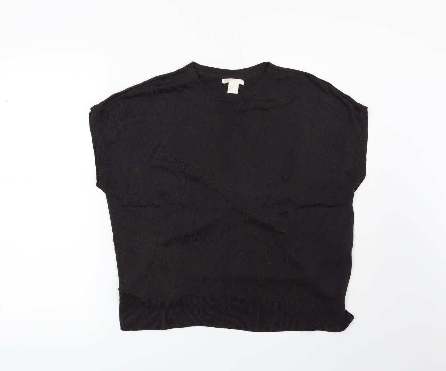 H&M Womens Black   Pullover Jumper Size S
