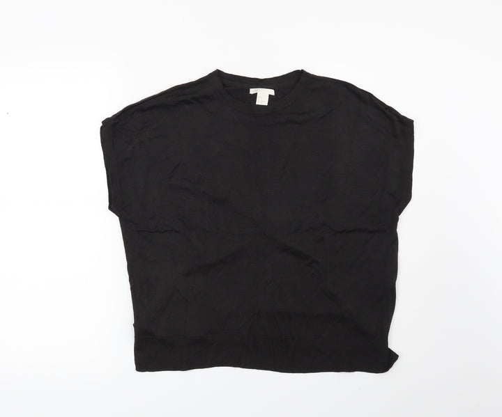 H&M Womens Black   Pullover Jumper Size S