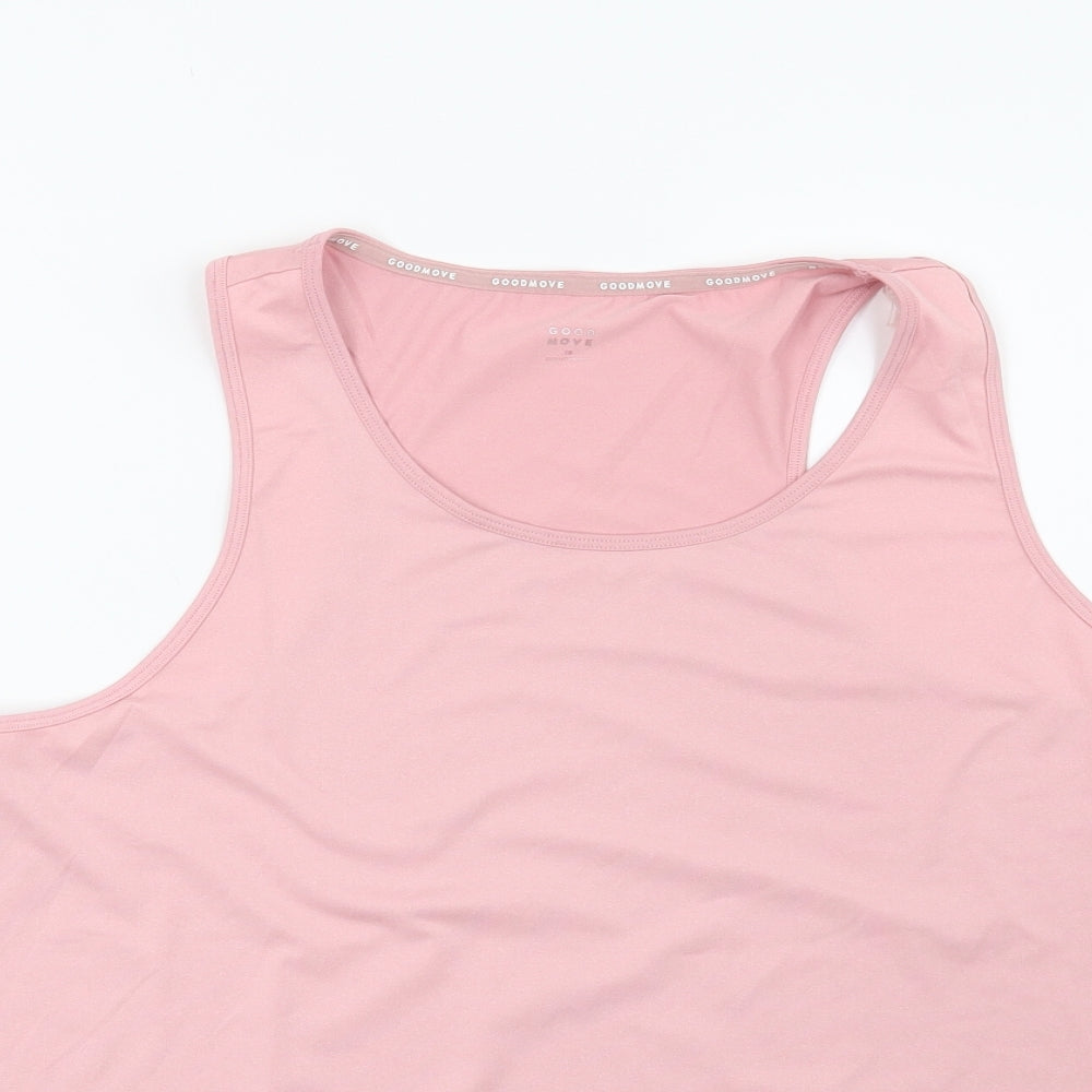 Marks and Spencer Womens Pink   Basic T-Shirt Size 18