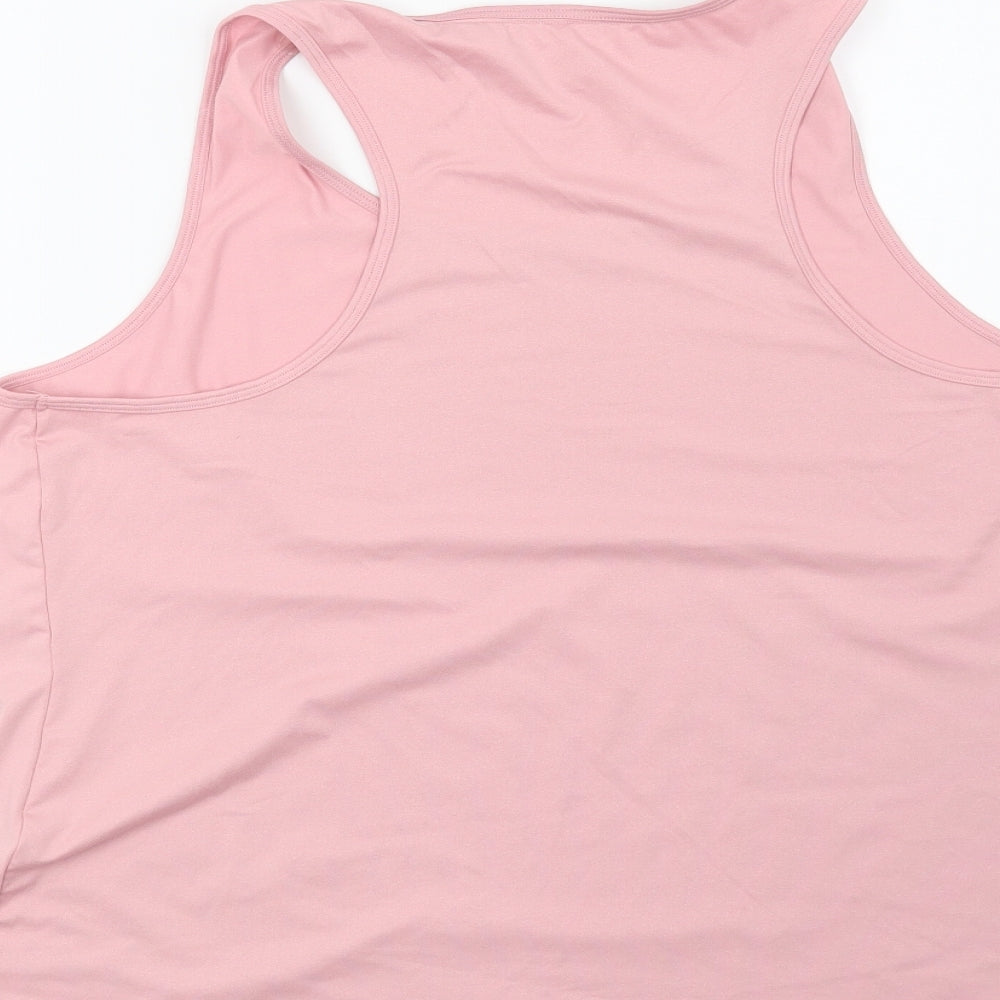 Marks and Spencer Womens Pink   Basic T-Shirt Size 18