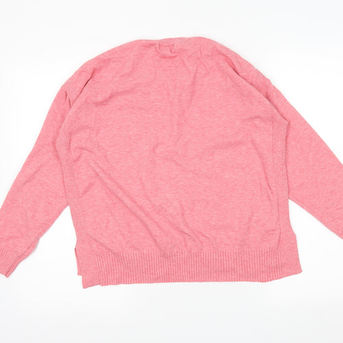 Nutmeg Womens Pink   Pullover Jumper Size 14