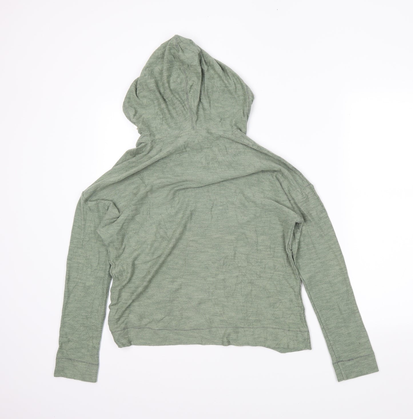 M&S Womens Green   Tunic Hoodie Size 10