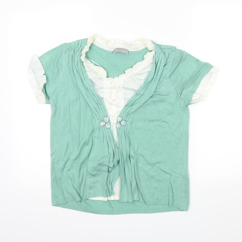 M&S Womens Green   Tunic Jumper Size 14