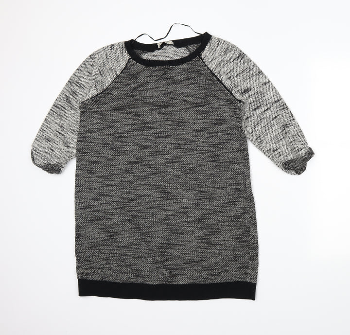 Pull&Bear Womens Black   Tunic Jumper Size S