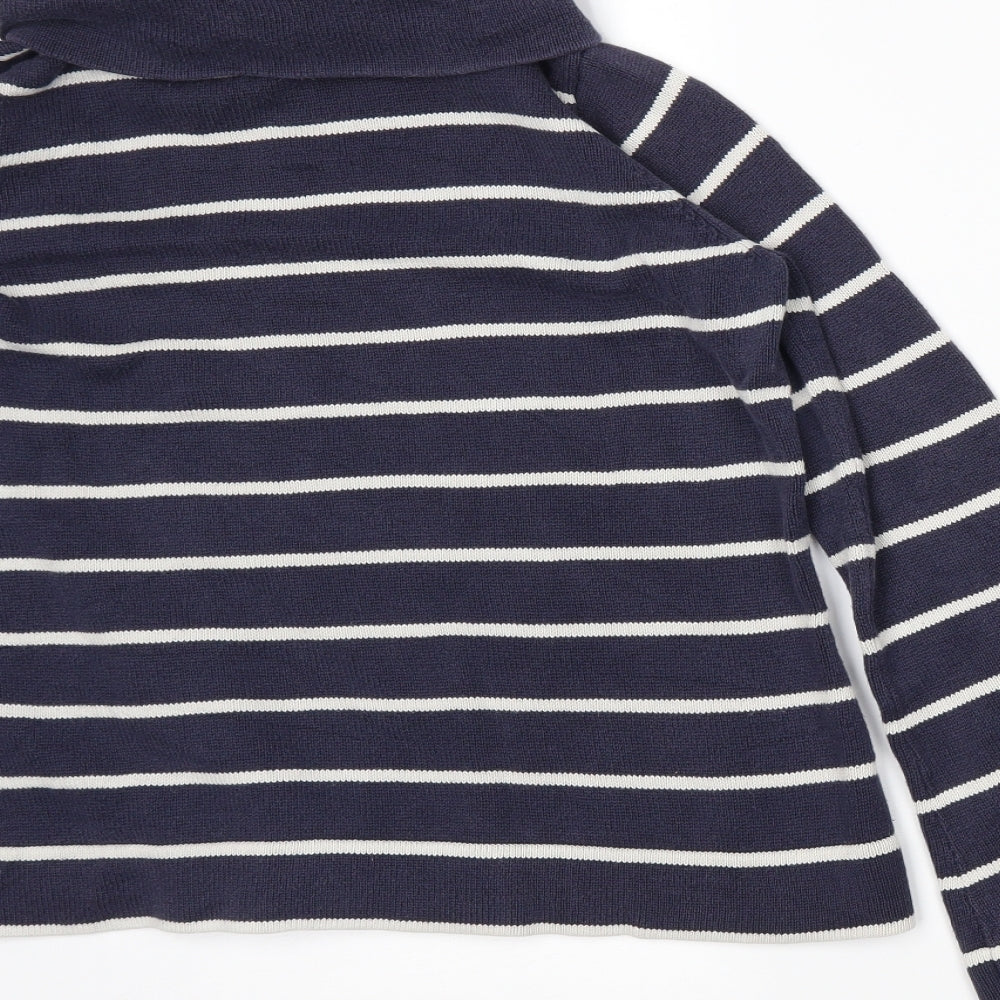 Garfield & Marks Womens Blue Striped  Pullover Jumper Size 14