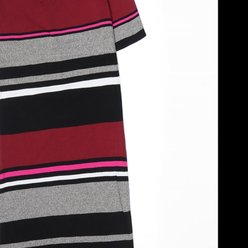 newlook Womens Black Striped  Jumper Dress  Size M