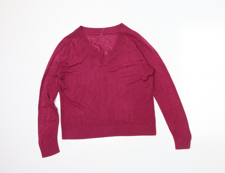 BHS Womens Pink Tunic Jumper Size 16