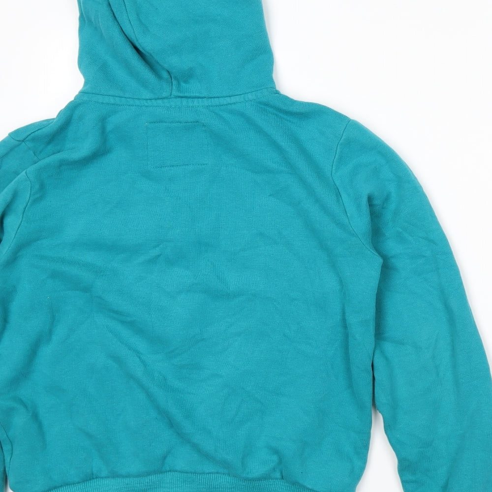 SoulCal&Co Womens Green   Full Zip Hoodie Size 12