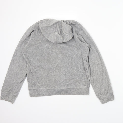 edge Girls Grey   Full Zip Hoodie Size 11-12 Years