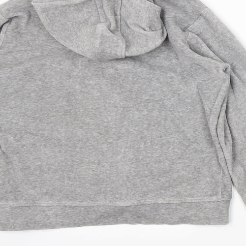edge Girls Grey   Full Zip Hoodie Size 11-12 Years