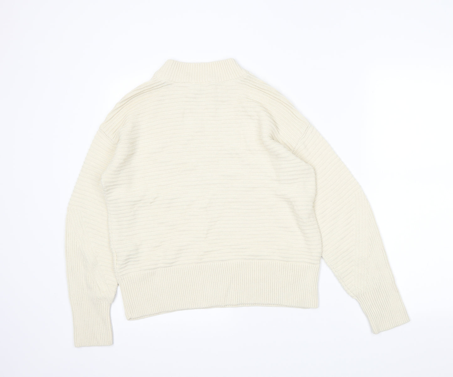 Warehouse Womens Ivory   Pullover Jumper Size 8