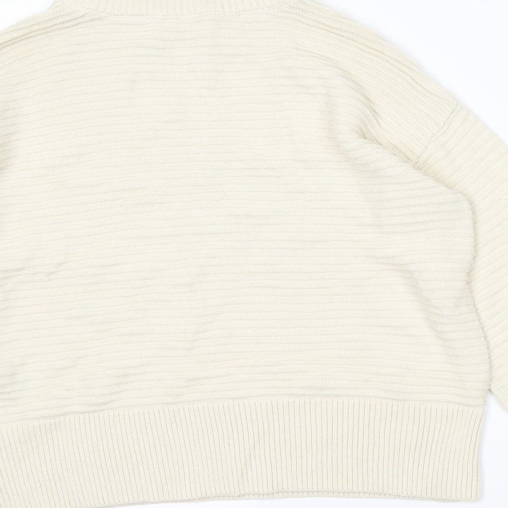 Warehouse Womens Ivory   Pullover Jumper Size 8