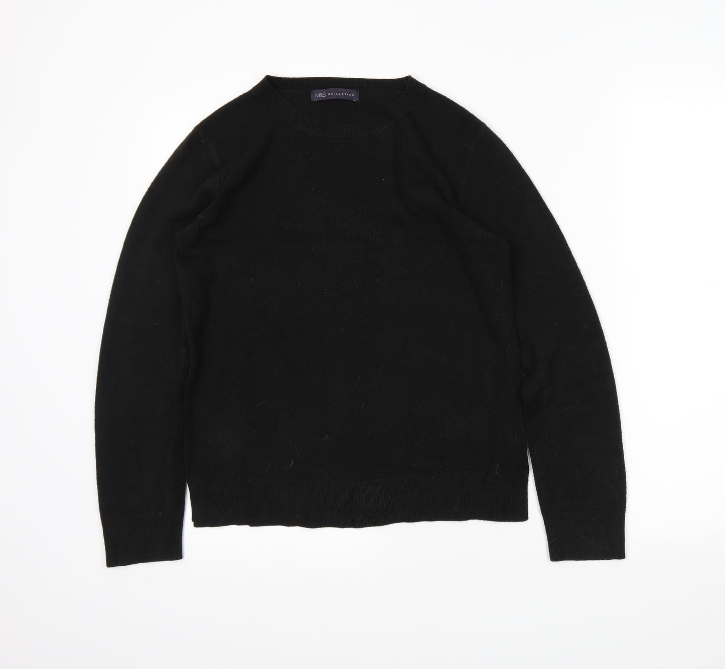 M&S Womens Black   Tunic Jumper Size 8