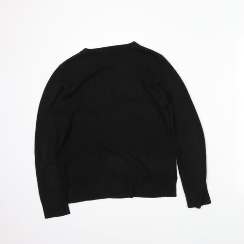 M&S Womens Black   Tunic Jumper Size 8