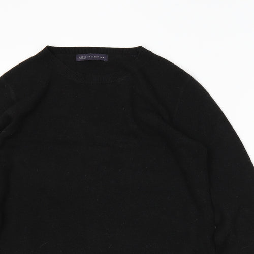 M&S Womens Black   Tunic Jumper Size 8