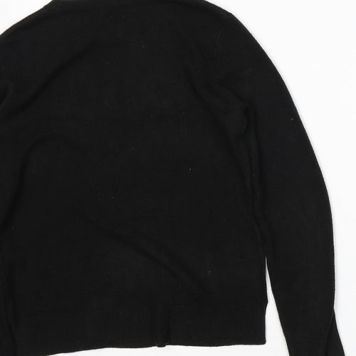 M&S Womens Black   Tunic Jumper Size 8