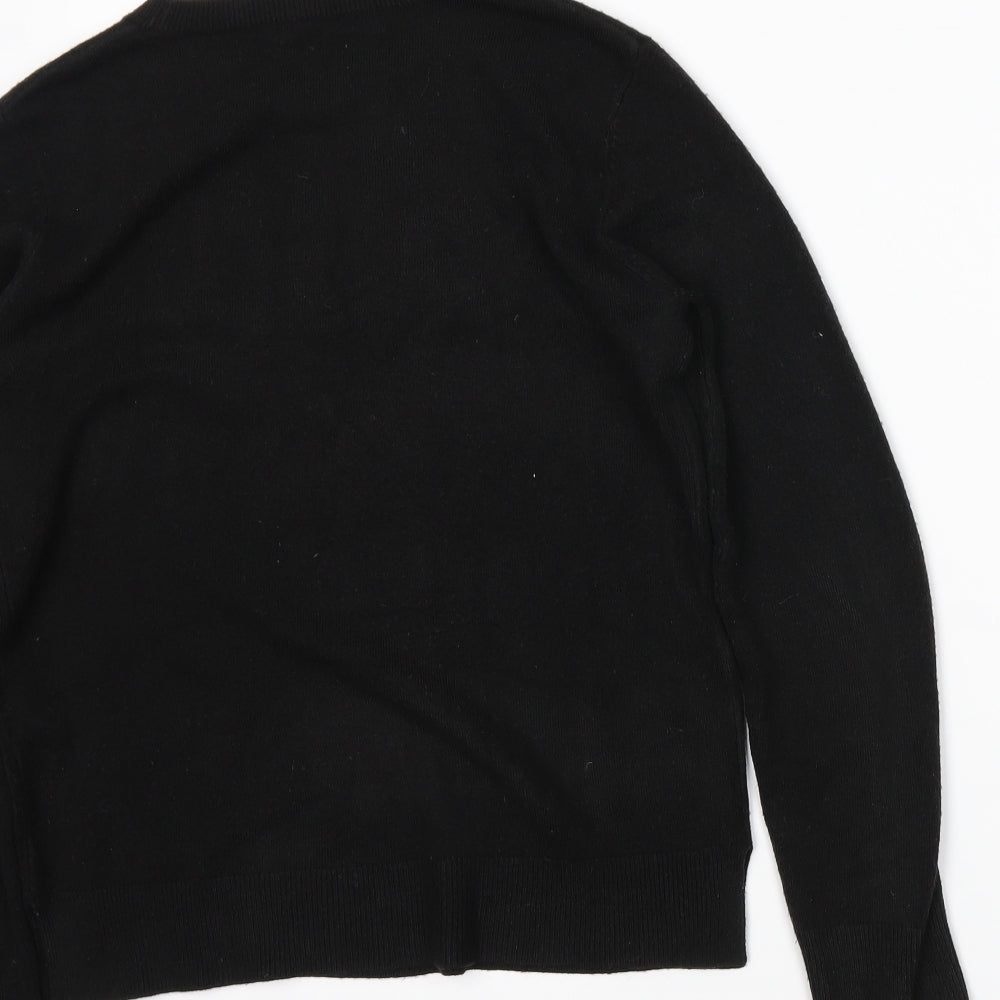 M&S Womens Black   Tunic Jumper Size 8