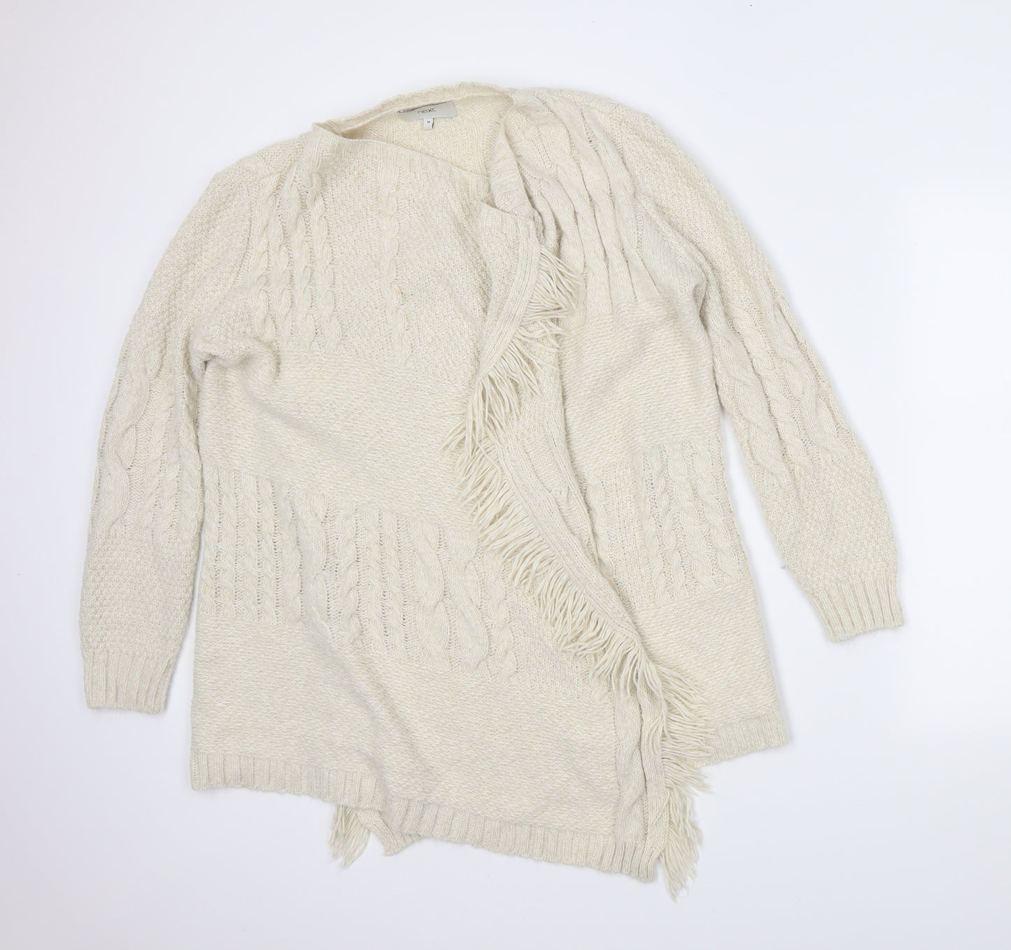 NEXT Womens Beige   Wrap Jumper Size M