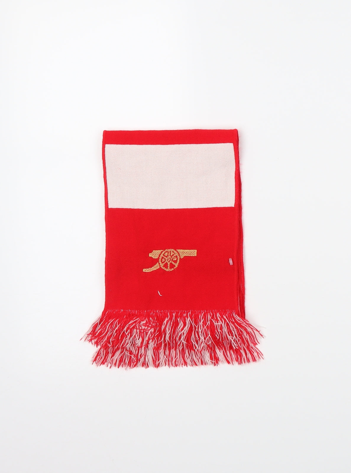 Preworn  Red Striped  Scarf  One Size