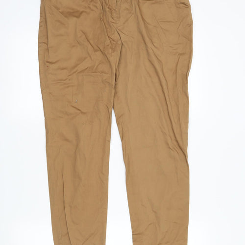 Dorothy Perkins Womens Brown   Trousers  Size 14 L27 in