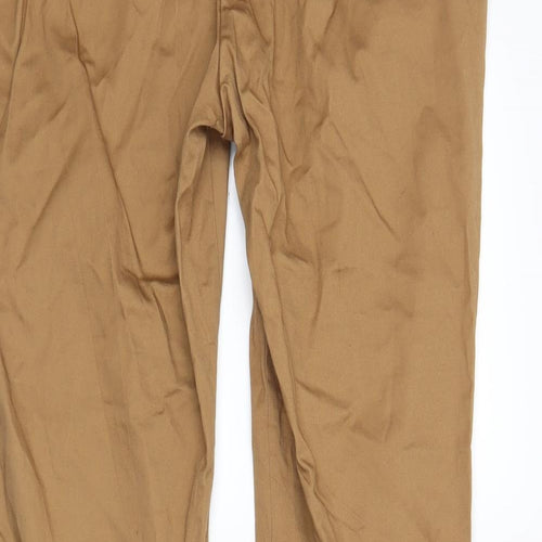 Dorothy Perkins Womens Brown   Trousers  Size 14 L27 in