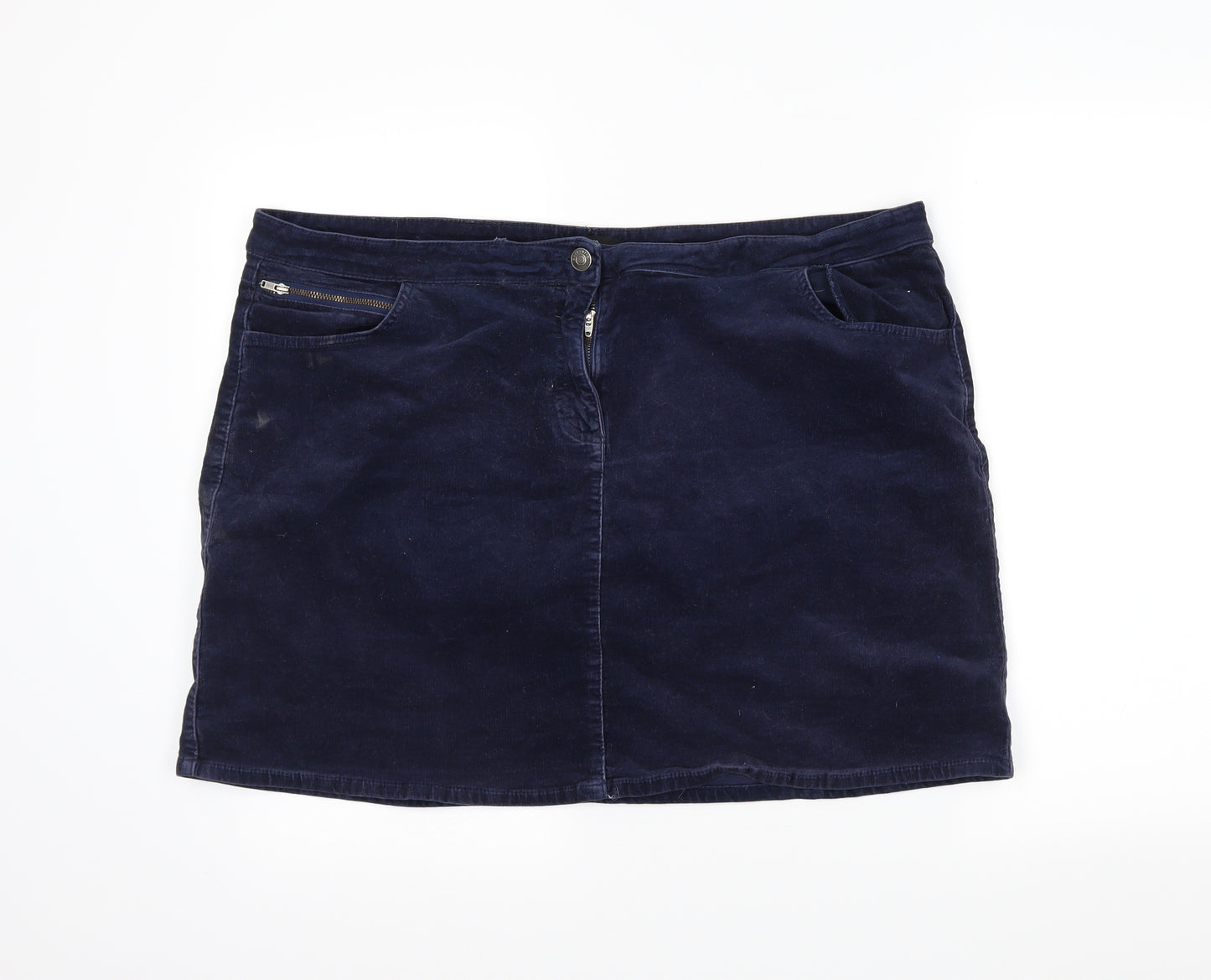 George Womens Blue   Straight & Pencil Skirt Size 22