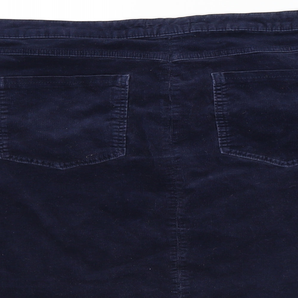 George Womens Blue   Straight & Pencil Skirt Size 22
