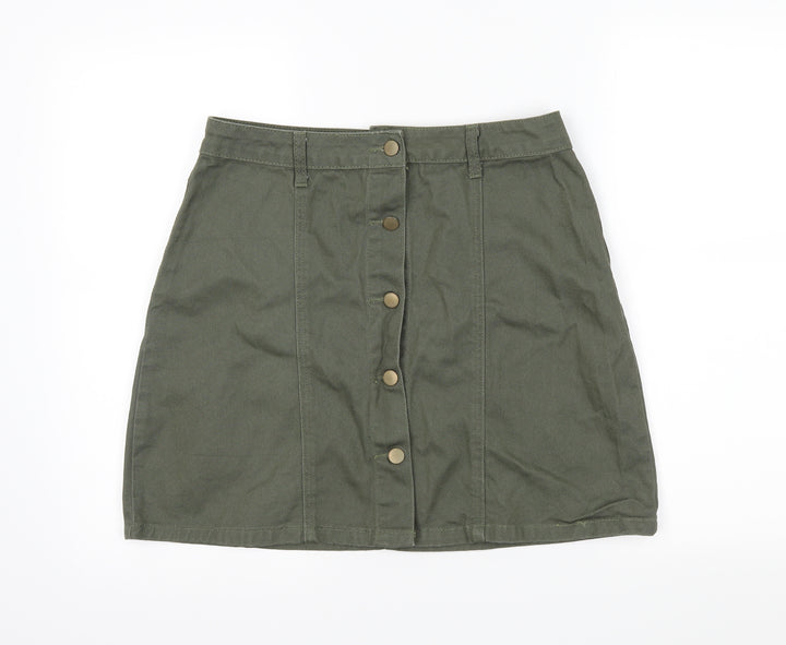 Papaya Womens Green Straight & Pencil Skirt Size 12