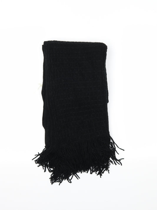 Front view of Preworn women’s black shawl/wrap