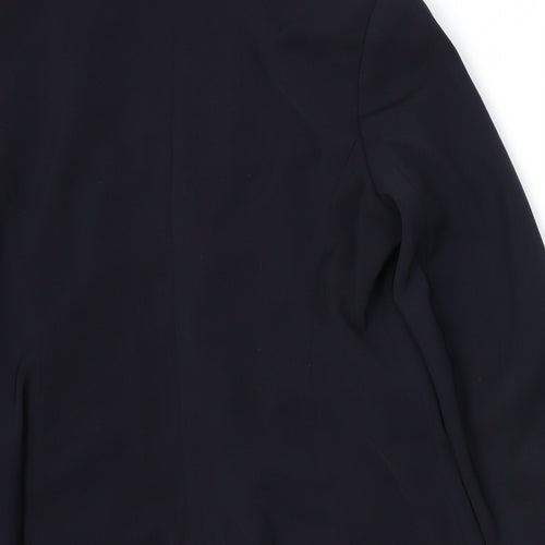 AMARANTO Womens Blue   Jacket Blazer Size 14