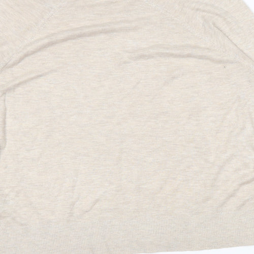 H&M Womens Ivory   Tunic Jumper Size L