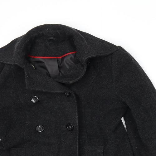 F&F Womens Grey   Overcoat Coat Size 12