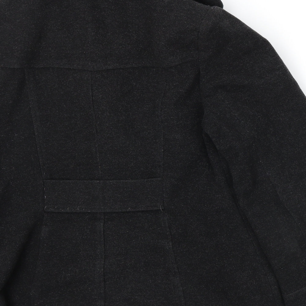 F&F Womens Grey   Overcoat Coat Size 12