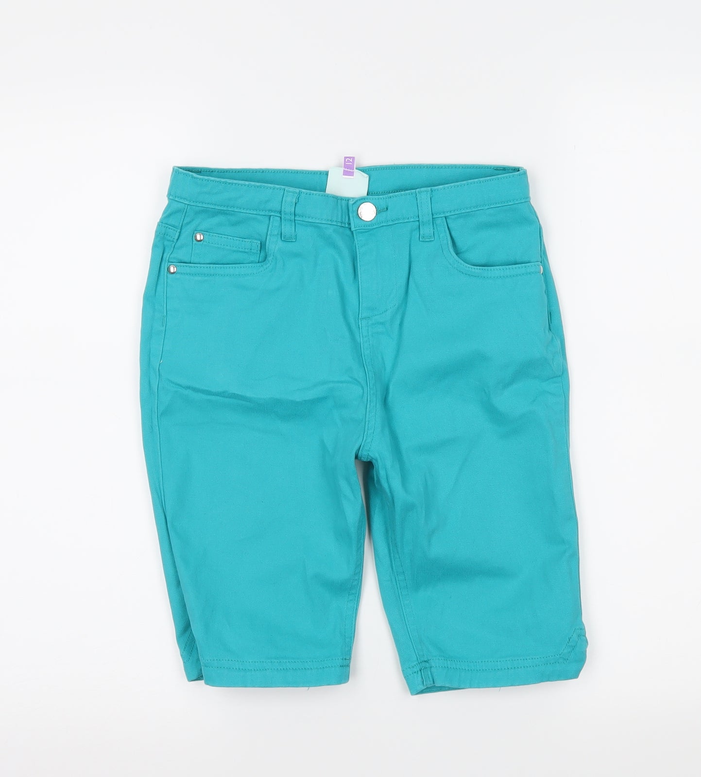 John Lewis Womens Blue   Bermuda Shorts Size 12