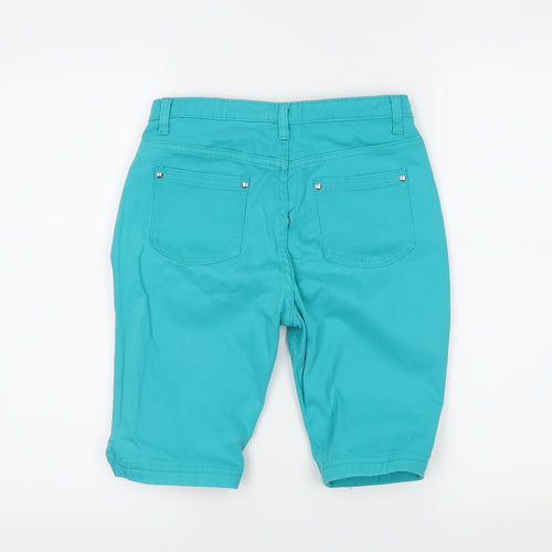 John Lewis Womens Blue   Bermuda Shorts Size 12