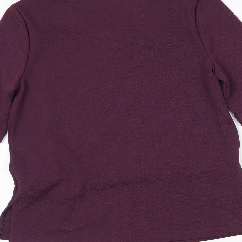NEXT Womens Purple   Basic Blouse Size 10