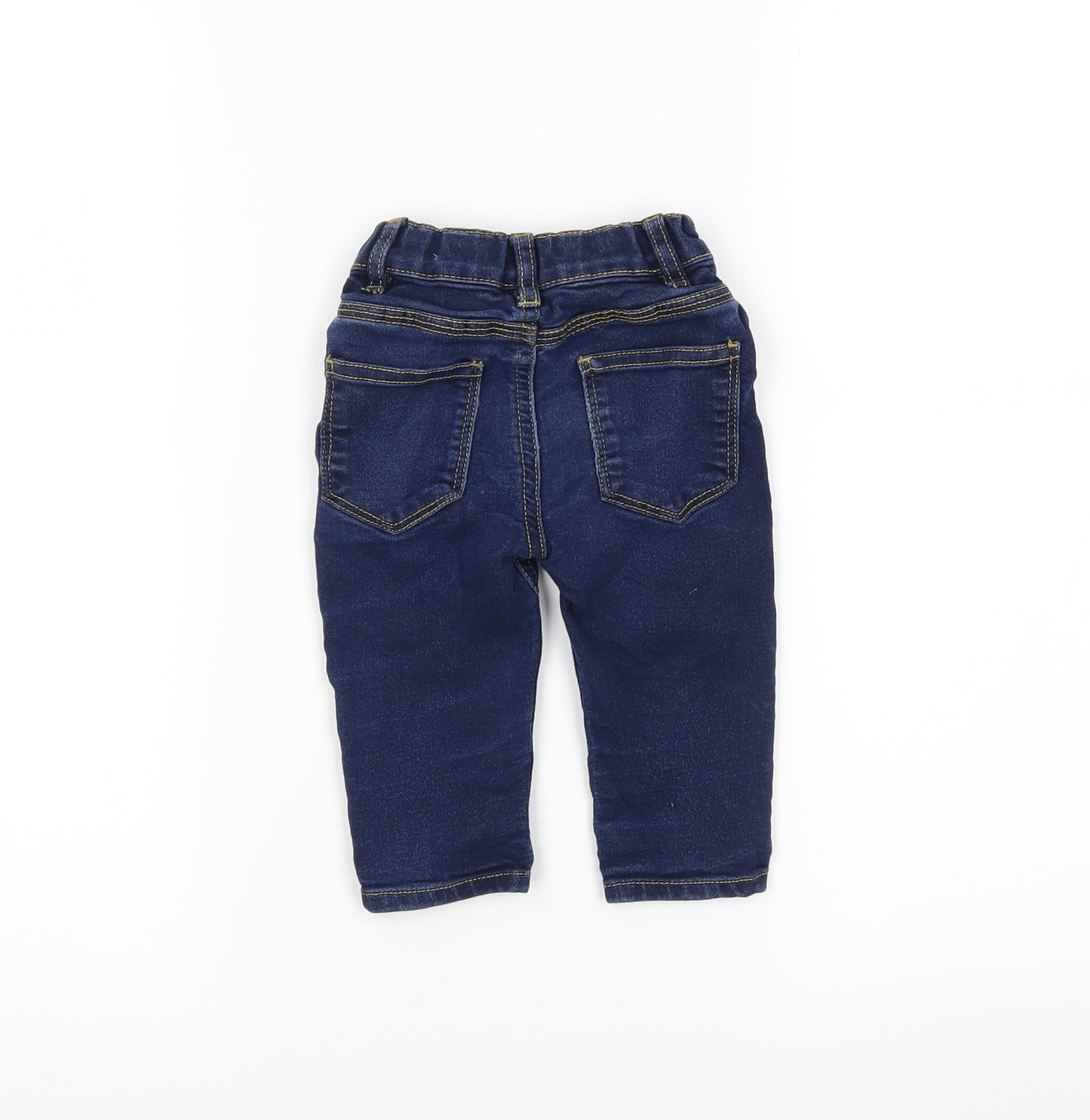 jpreworn Baby Blue  Denim Cargo Jeans Size 9-12 Months