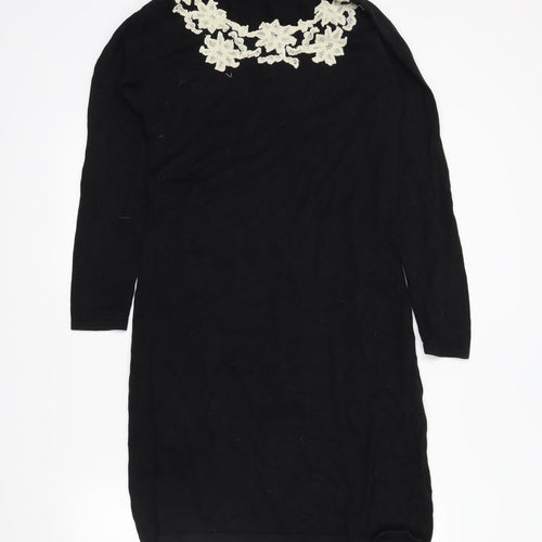 minsoon Womens Black   Tunic Jumper Size S