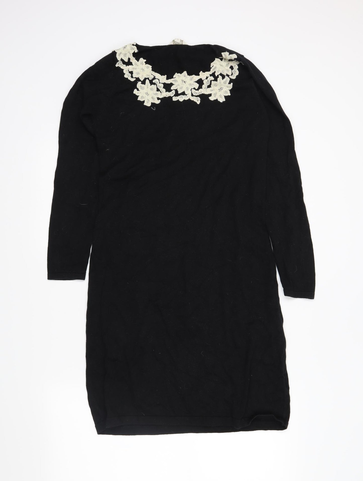 minsoon Womens Black   Tunic Jumper Size S