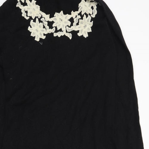 minsoon Womens Black   Tunic Jumper Size S