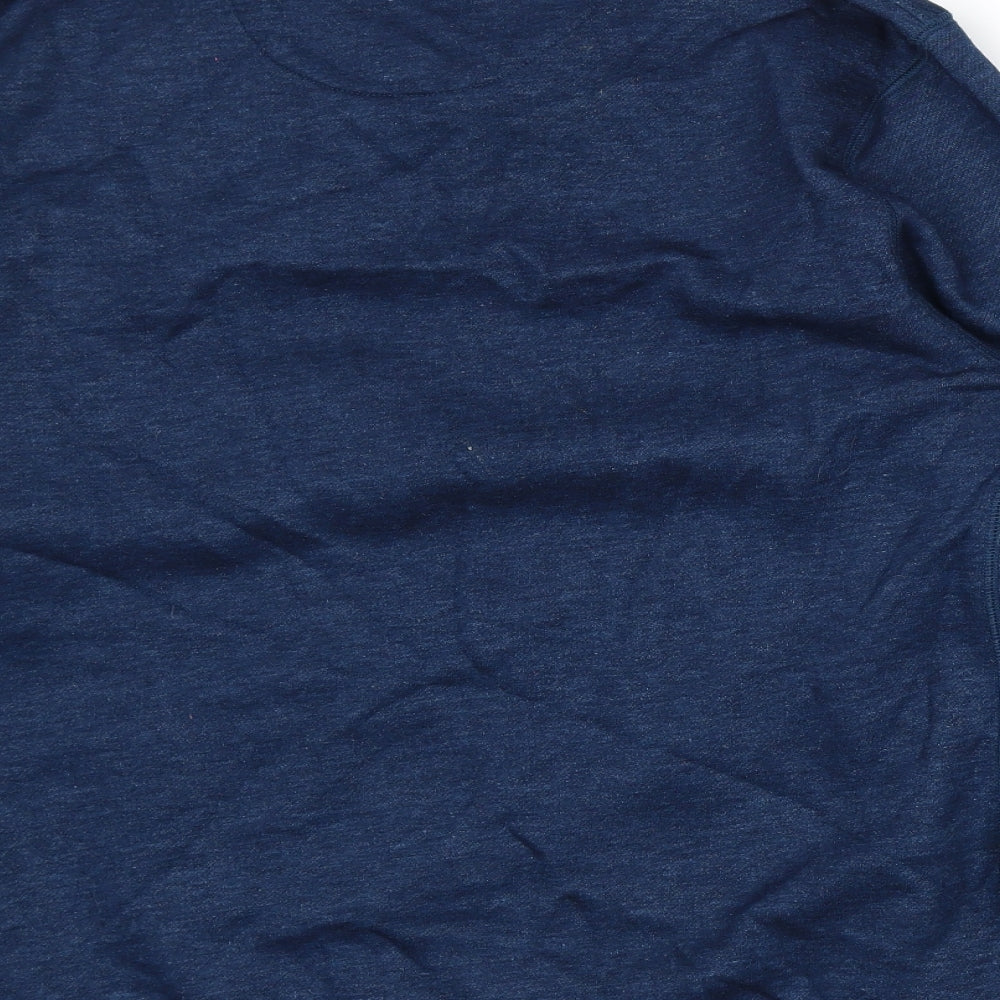 ACW85 Mens Blue   Pullover Sweatshirt Size XL