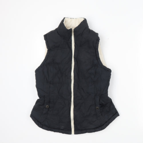 George Womens Ivory   Gilet Coat Size 12  - Reversible