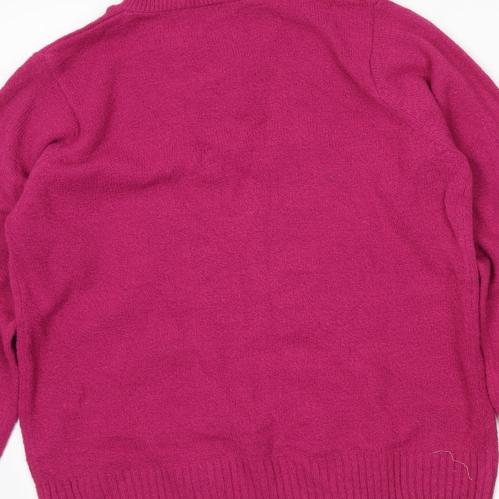 Honor Womens Pink   Pullover Jumper Size S