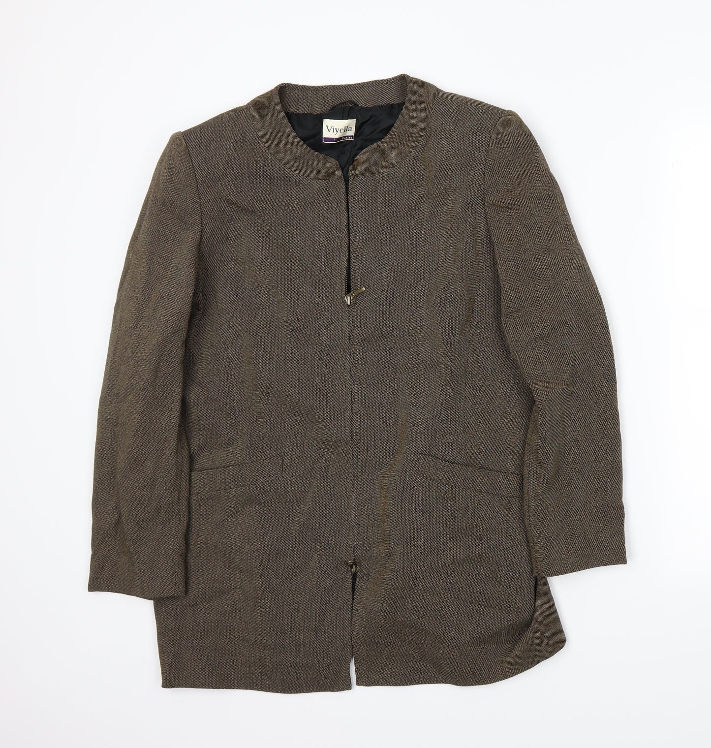 Viyella Womens Brown   Jacket Coat Size 12