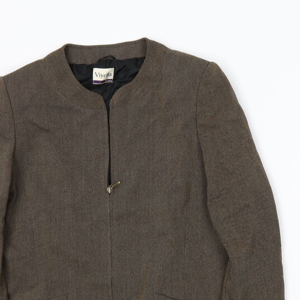Viyella Womens Brown   Jacket Coat Size 12