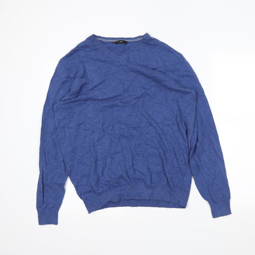 George Mens Blue   Pullover Jumper Size XL