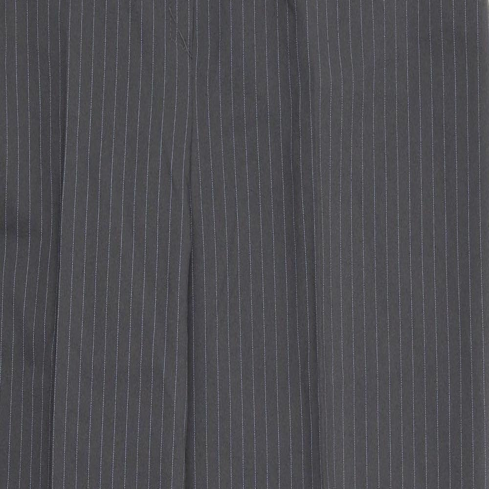 Slimma Womens Grey Striped  Trousers  Size 16 L30 in