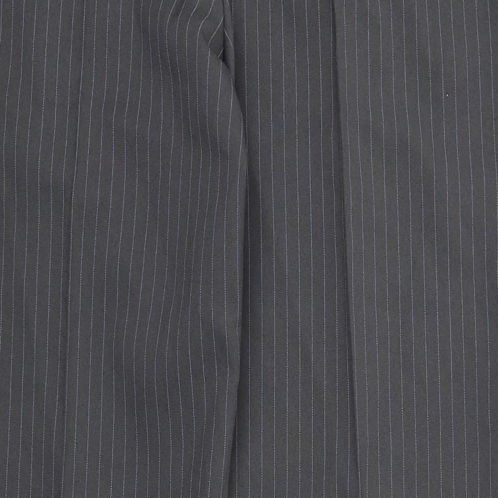 Slimma Womens Grey Striped  Trousers  Size 16 L30 in